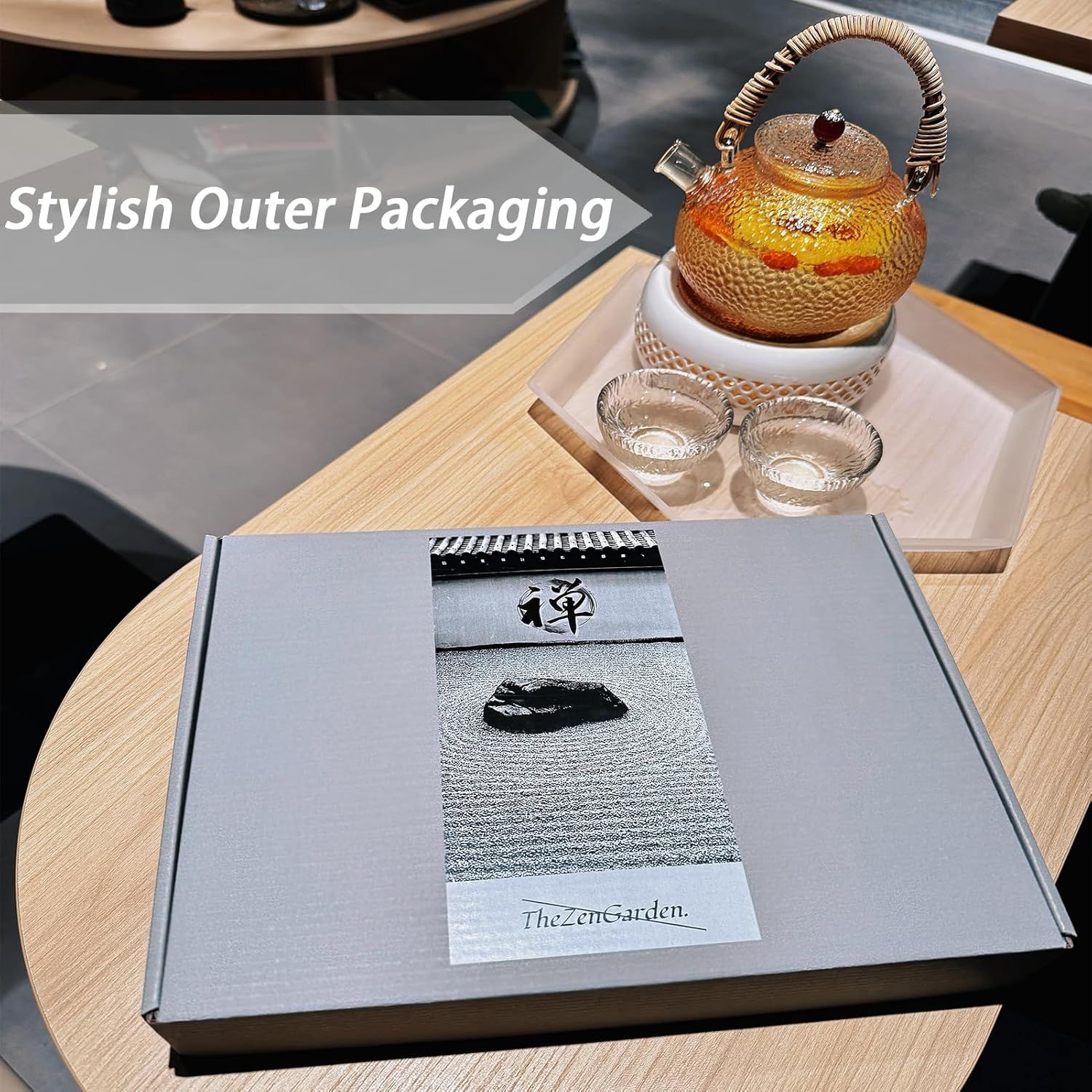 Communicates the brand's premium positioning and attention to detail through elegant, stylish outer packaging design, reinforcing quality and sophistication to the shopper.