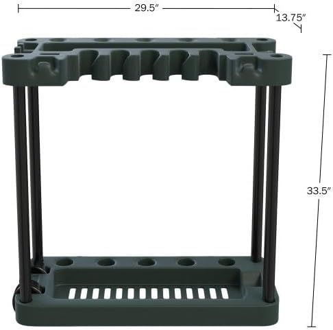 Communicates the exact physical dimensions of the product (29.5" x 13.75" x 33.5") to help shoppers understand the size and ensure it fits their space.