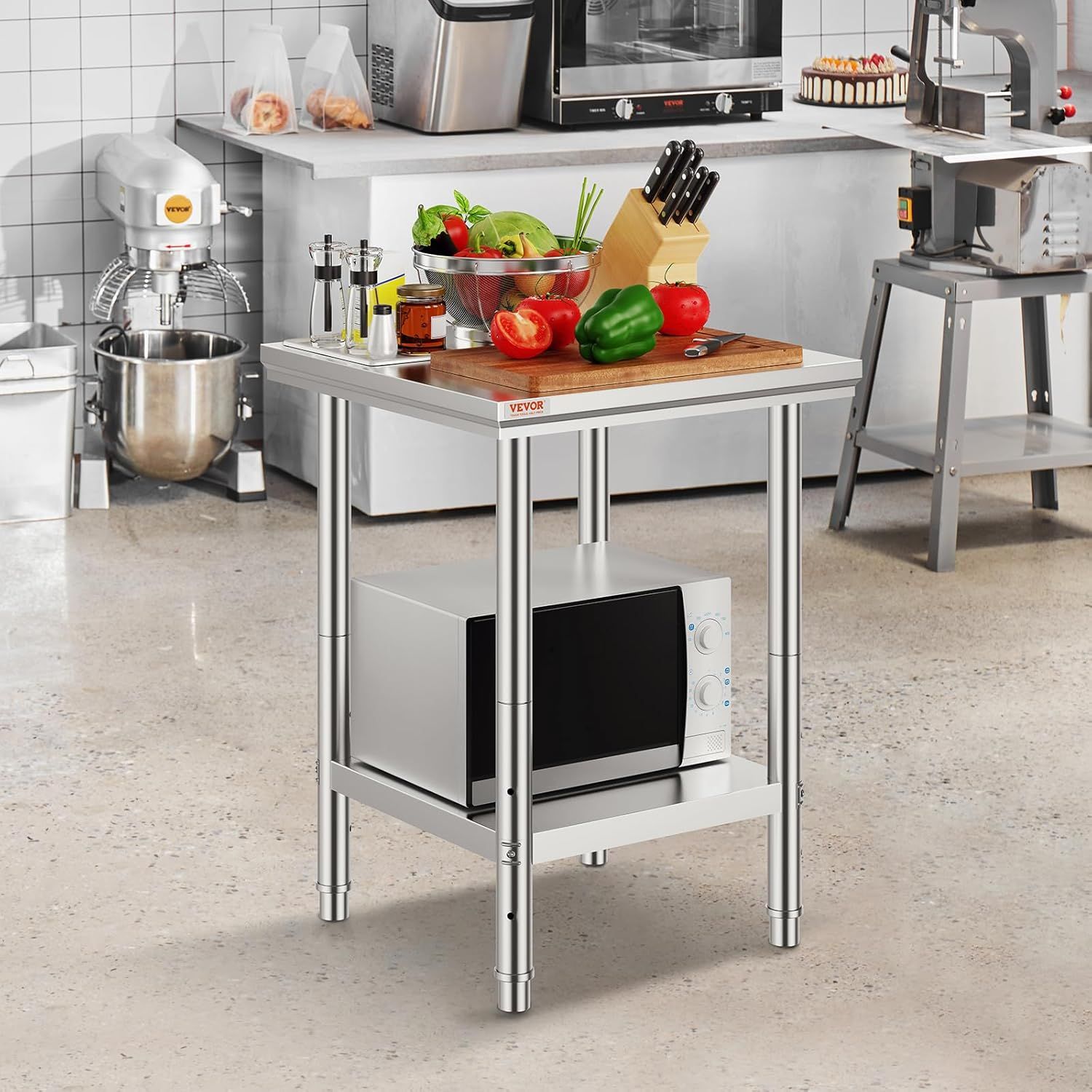 Demonstrates the product in a real-world professional kitchen setting to show how it fits naturally into a working culinary environment.