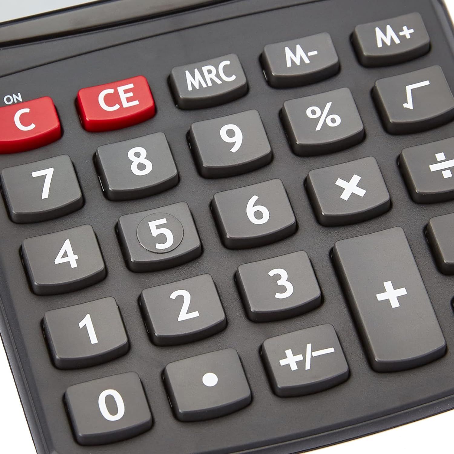 Displays the calculator product in a clean, catalog-style format to show the physical appearance and button layout without distractions.