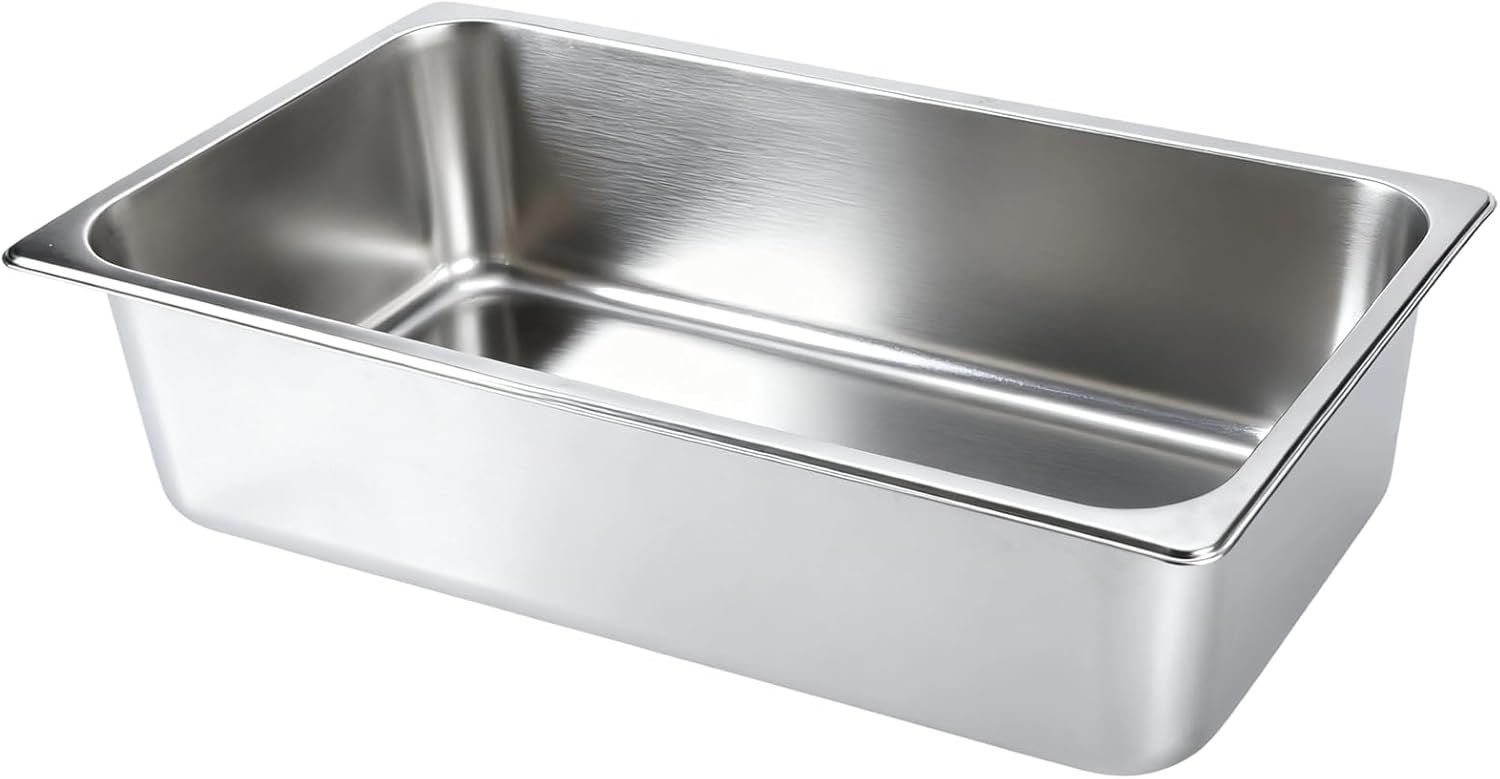 Provides a clear, unobstructed view of the stainless steel sink basin on a white background, allowing shoppers to see the product's form, finish, and construction quality without distractions.