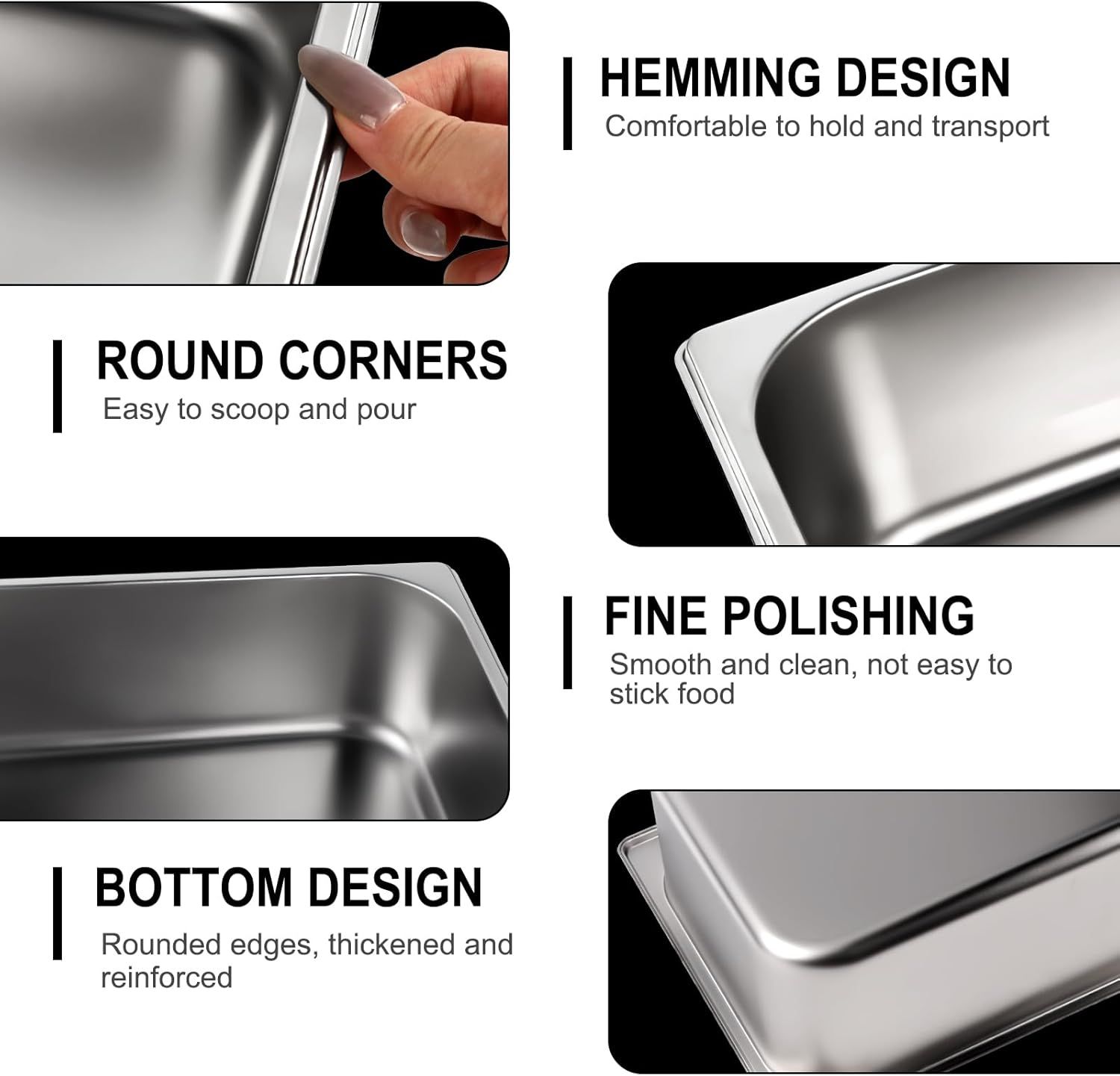 Breaks down the physical design features of the product to show shoppers the quality construction and thoughtful engineering of each component. Highlights multiple distinct benefits across a…