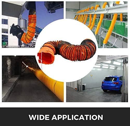 Demonstrates the product's versatility by showing it in multiple real-world environments including industrial machinery, manufacturing lines, automotive exhaust systems, and warehouse ventilation to…