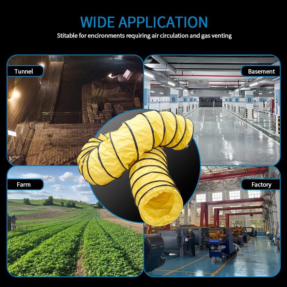 Demonstrates the product's versatility by showing it can be used in multiple environments requiring air circulation and gas venting, reassuring shoppers of its wide applicability.