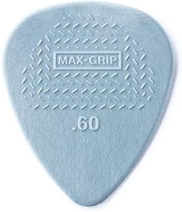 Provides a clear, distraction-free view of the guitar pick showing its texture, branding, and thickness specification.