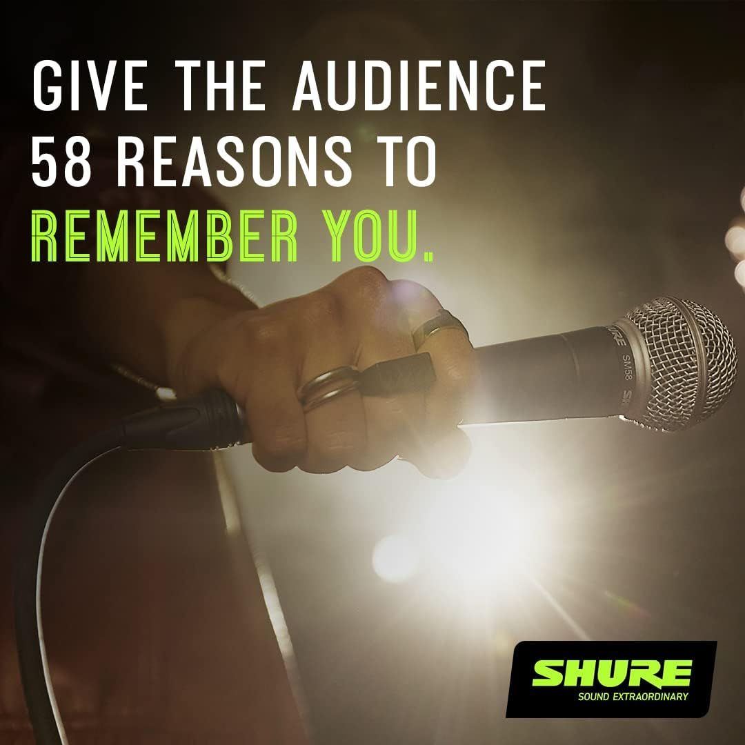 Communicates the brand's value proposition and emotional promise to performers, emphasizing that Shure microphones deliver exceptional sound quality that makes performances memorable.