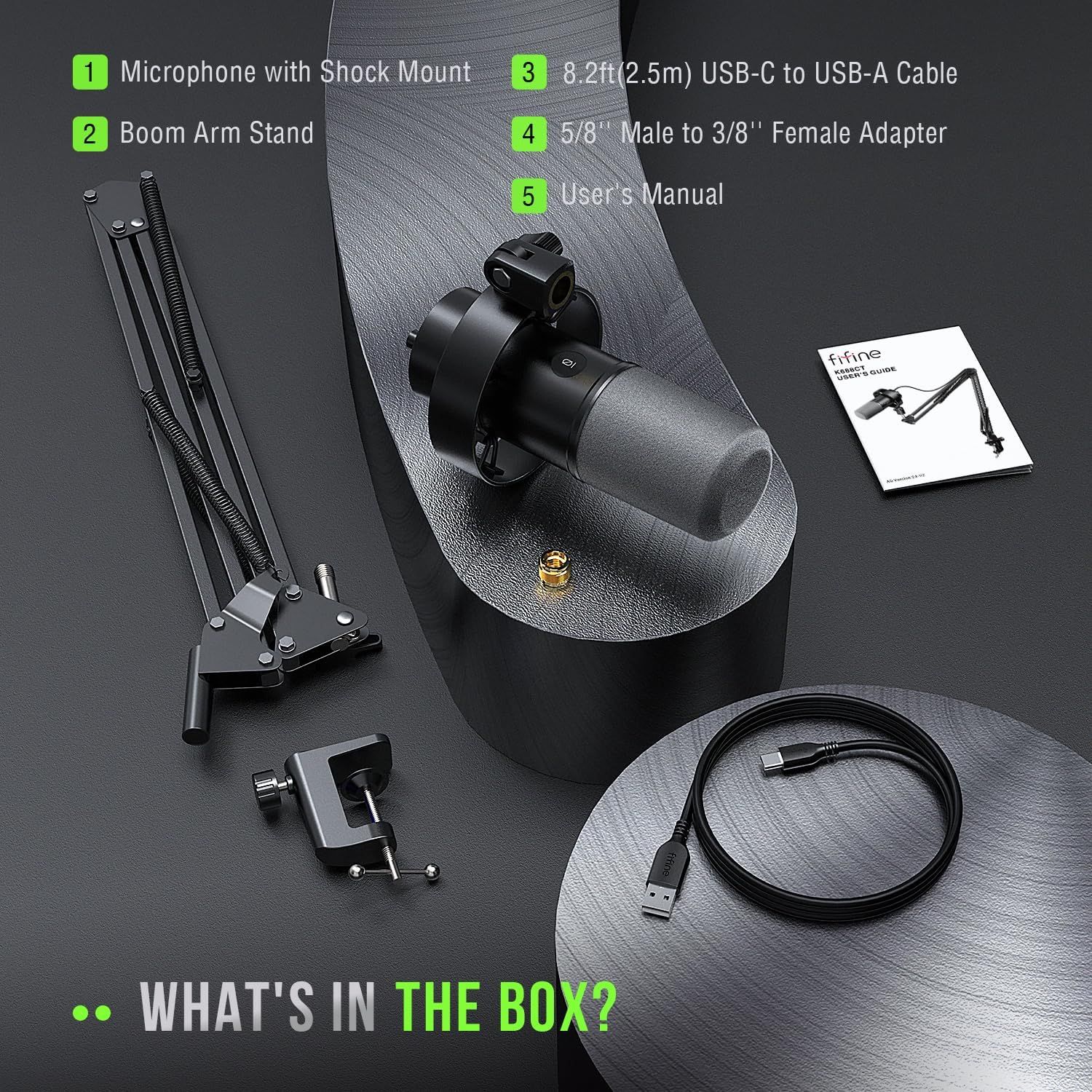 Shows all items included in the package to help shoppers understand the complete value and what they will receive with their purchase.