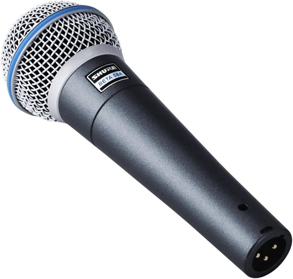 Provides a clean, catalog-style view of the microphone on a white background with no distractions, allowing shoppers to see the product clearly.