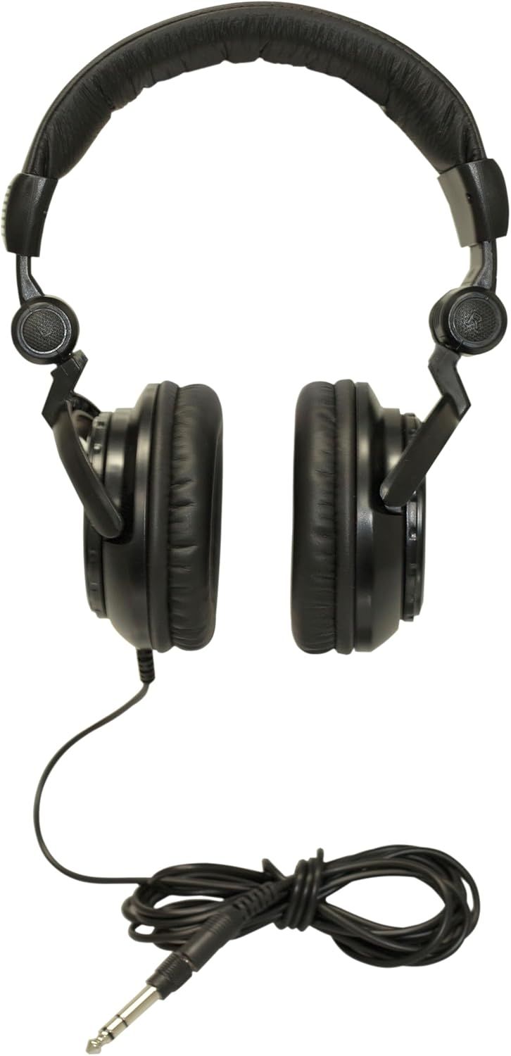 Provides a clean, catalog-style view of the headphones on a white background with no distractions, allowing shoppers to see the product clearly.