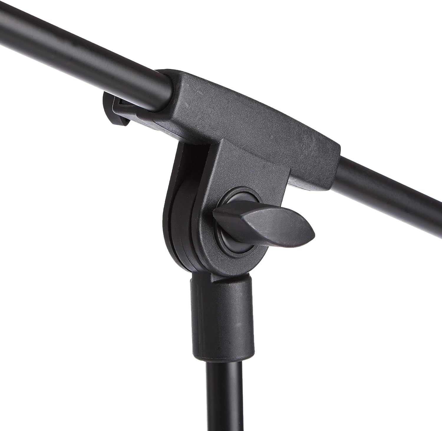 Provides a clean, detailed view of the product's mounting mechanism and adjustment knob, allowing shoppers to examine the build quality and design of this component.