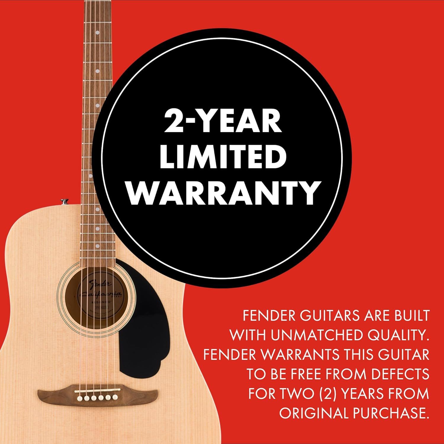 Communicates the warranty coverage to reassure shoppers about product quality and provide confidence in their purchase with defect protection.