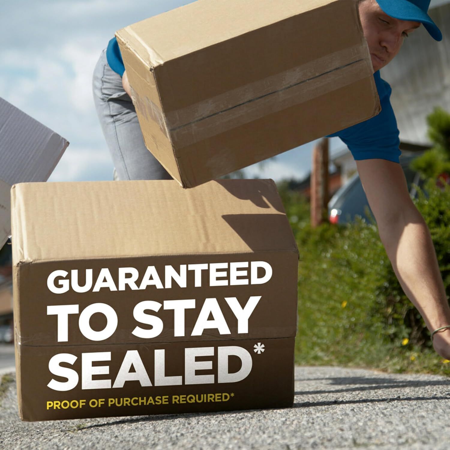 Communicates that the product packaging is guaranteed to stay sealed during shipping, reassuring shoppers about product integrity and security upon delivery.