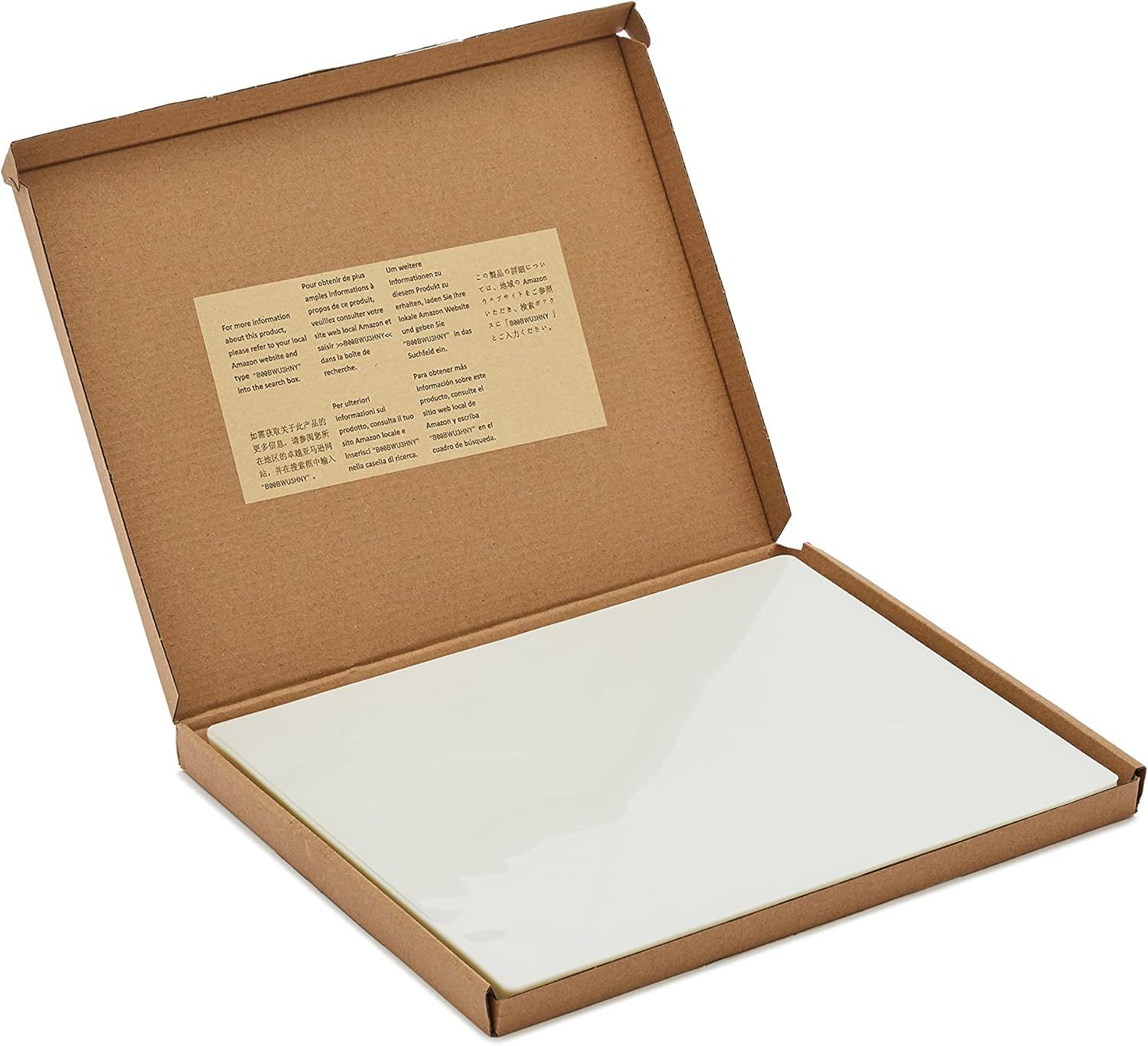 Shows the product in its packaging on a clean white background to give shoppers a clear view of what they will receive when the product arrives.
