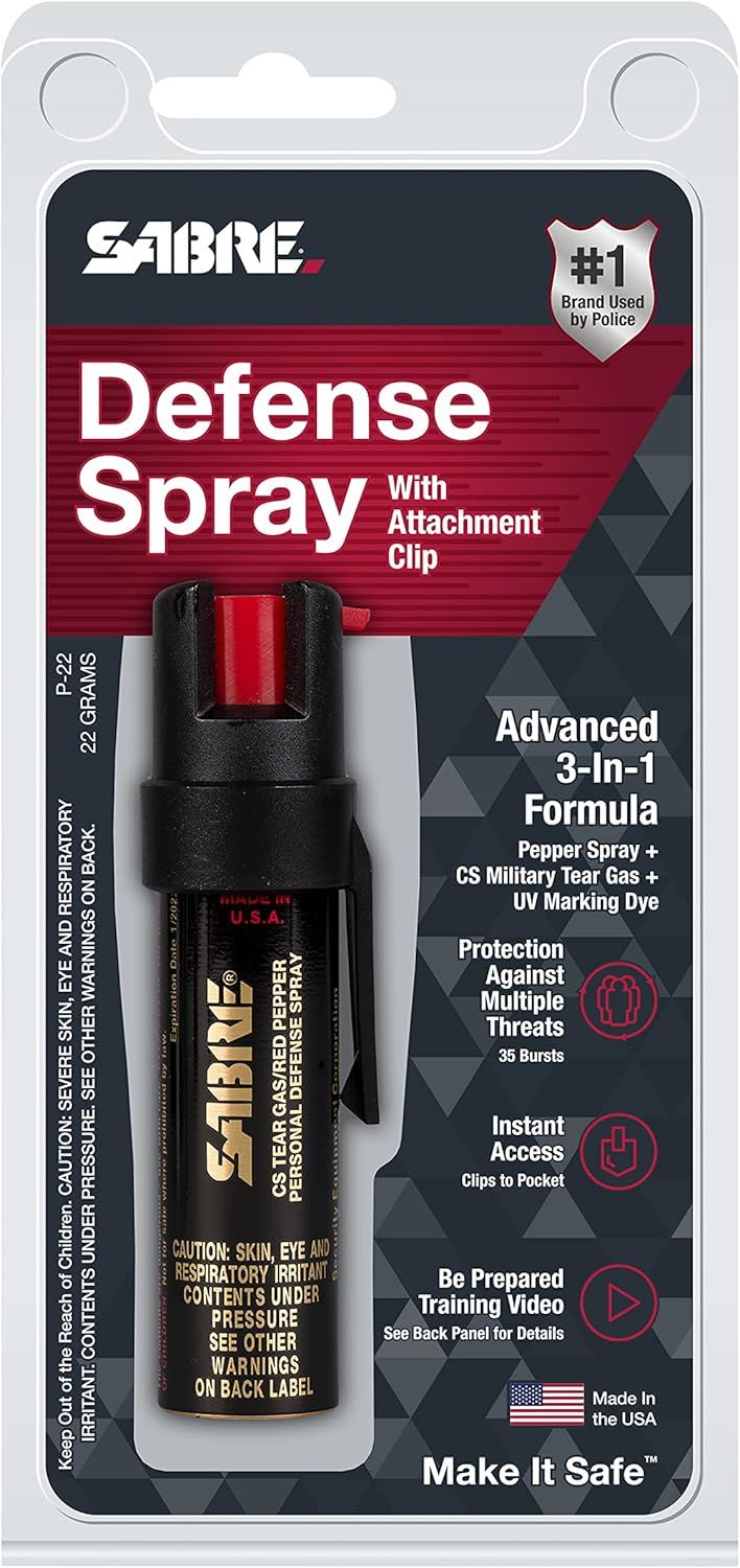 Communicates multiple distinct benefits of the defense spray including its advanced formula, multi-threat protection, pocket clip convenience, and training resources to reassure shoppers of…