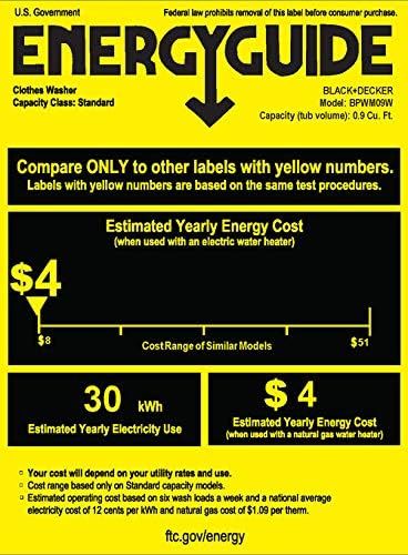 Communicates the product's estimated yearly energy cost ($4) and electricity usage (30 kWh) to help shoppers understand operating efficiency and long-term savings.