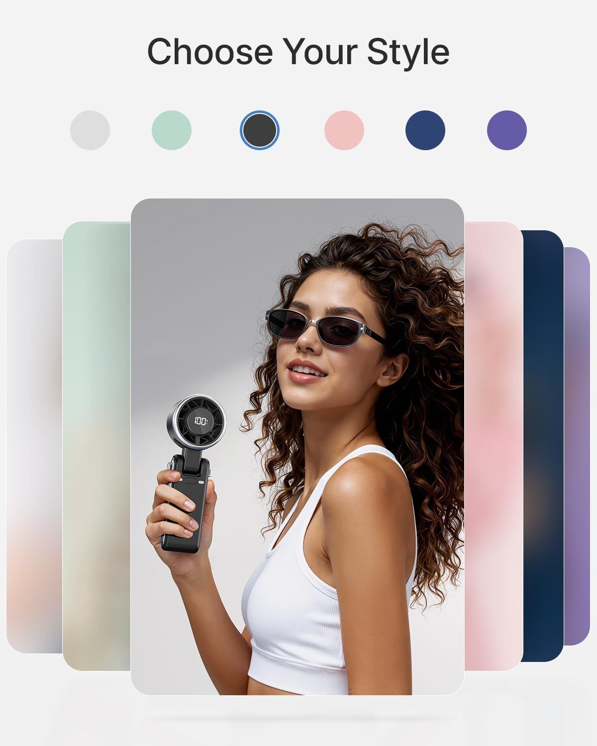 This image showcases the brand's product lineup by displaying multiple color options available for the product, helping shoppers choose their preferred style and understand the variety offered.
