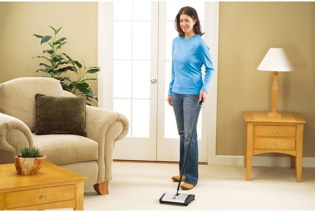 Shows the product being used in a real home environment to help shoppers visualize how it fits into everyday life.