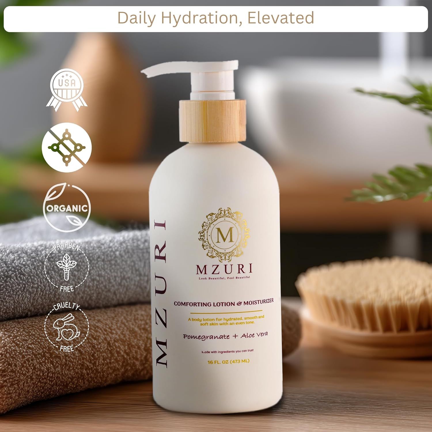 Communicates multiple product certifications and ethical attributes to reassure shoppers about quality, safety, and responsible sourcing.