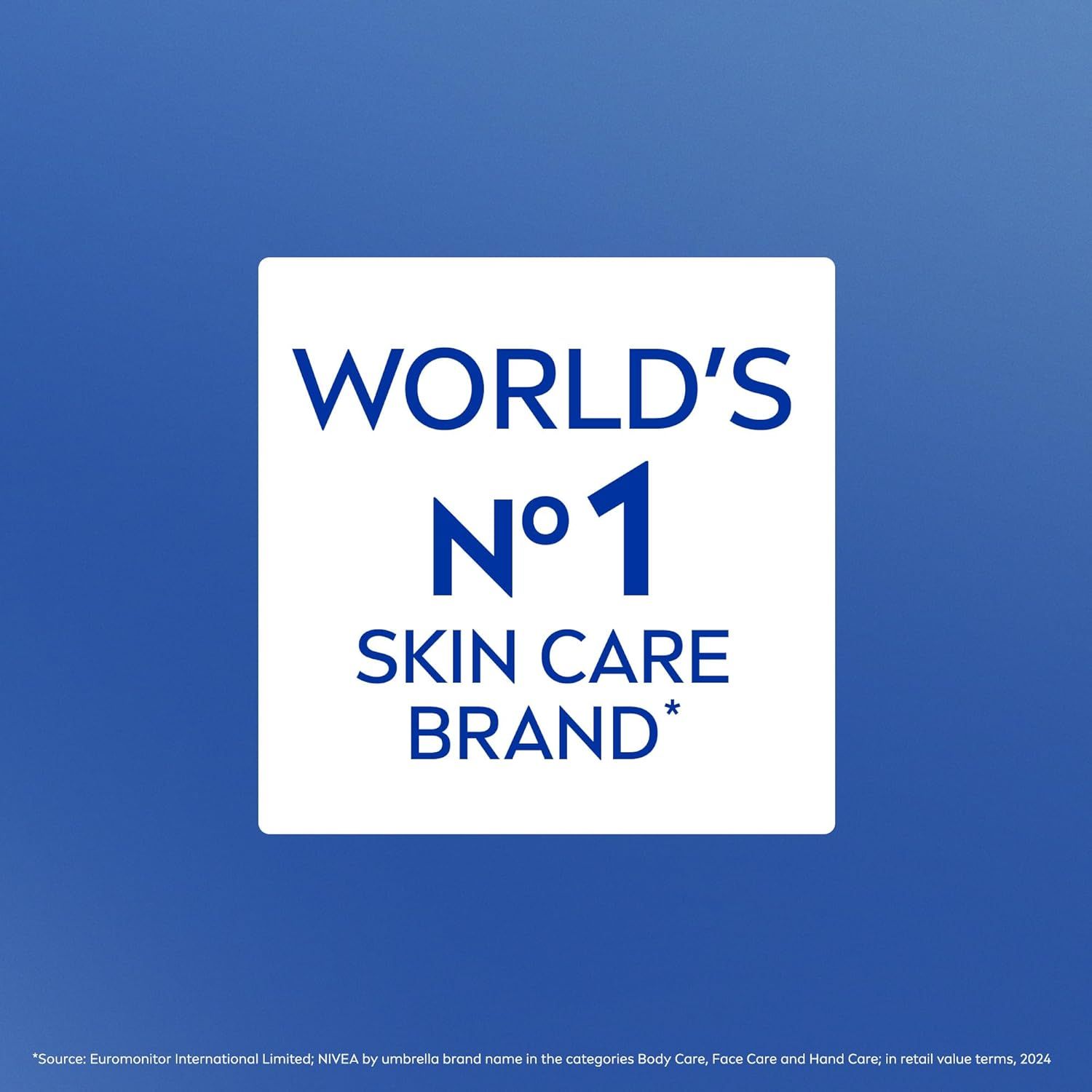 Communicates brand authority and market leadership to build trust and credibility with shoppers by highlighting the brand's #1 position in the skincare category.