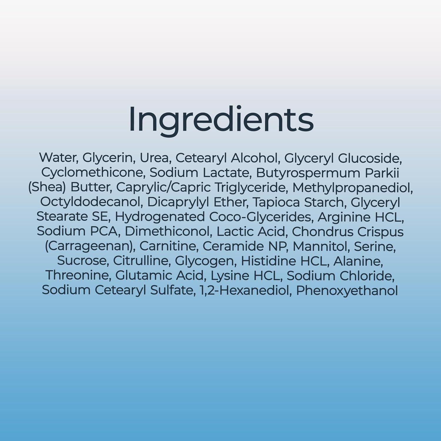 Provides complete transparency about what's inside the product, allowing shoppers to verify ingredients for safety, allergens, or personal preferences.