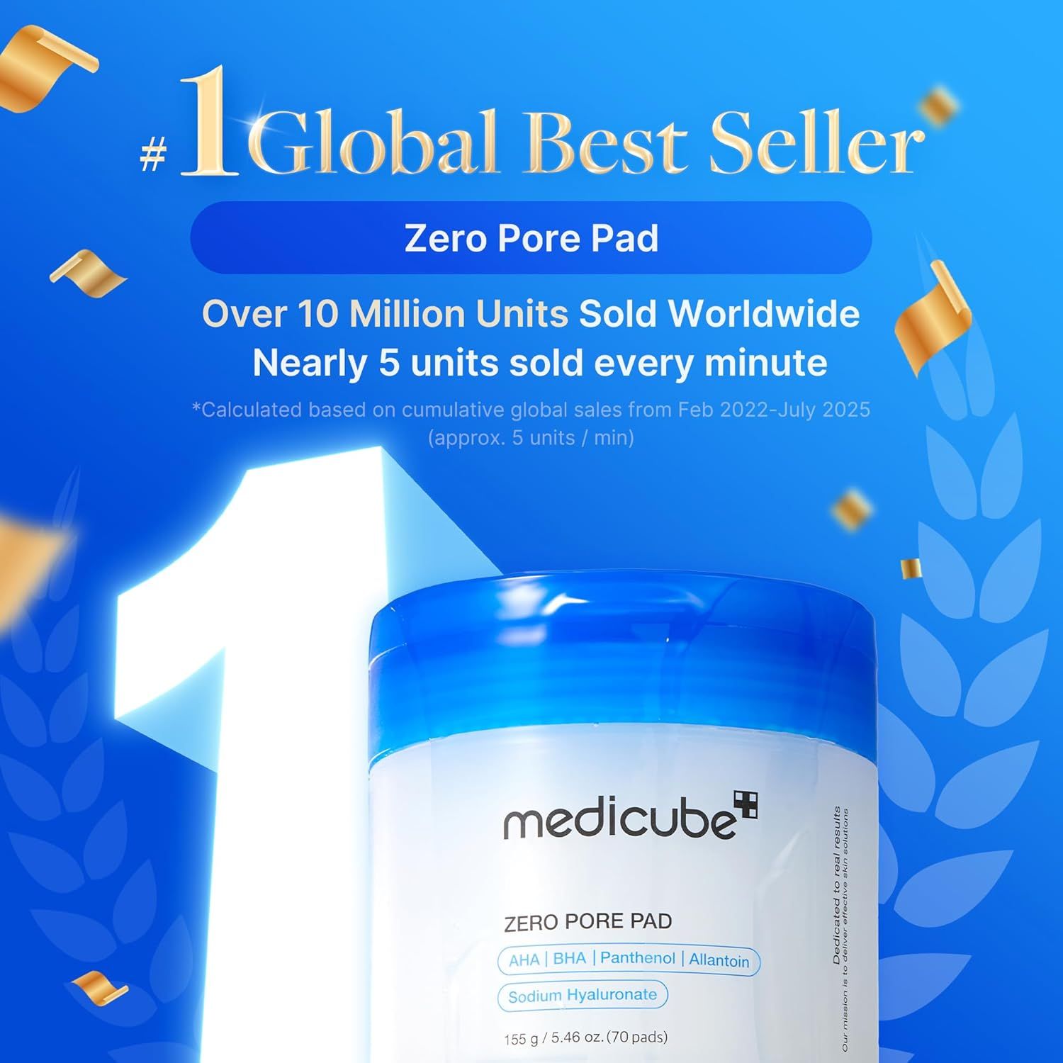 Communicates the product's massive global success and popularity by highlighting that it's the #1 global best seller with over 10 million units sold and nearly 5 units sold every minute, building…