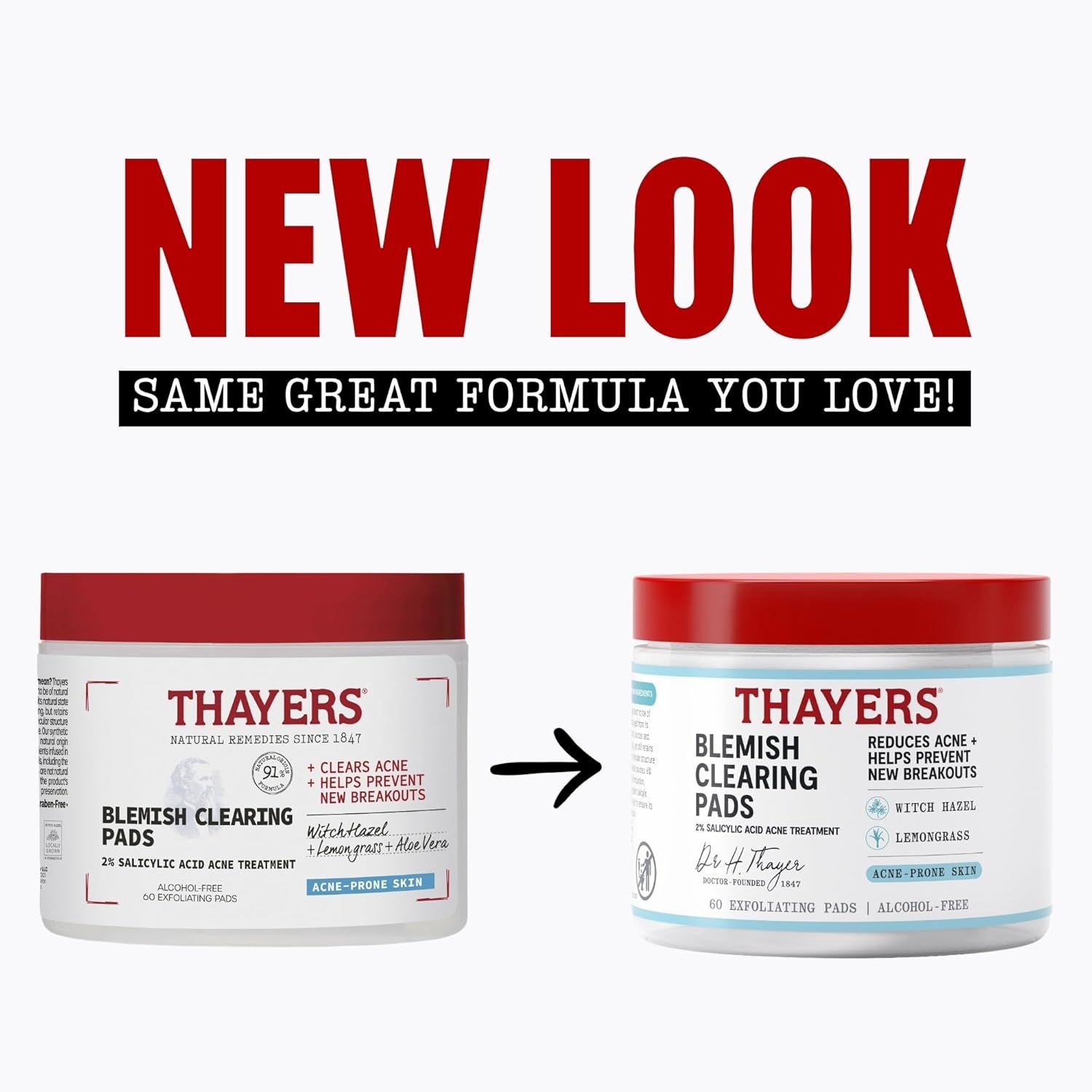 Reassures shoppers that despite the new packaging design, the product formula remains unchanged, maintaining trust and brand continuity.