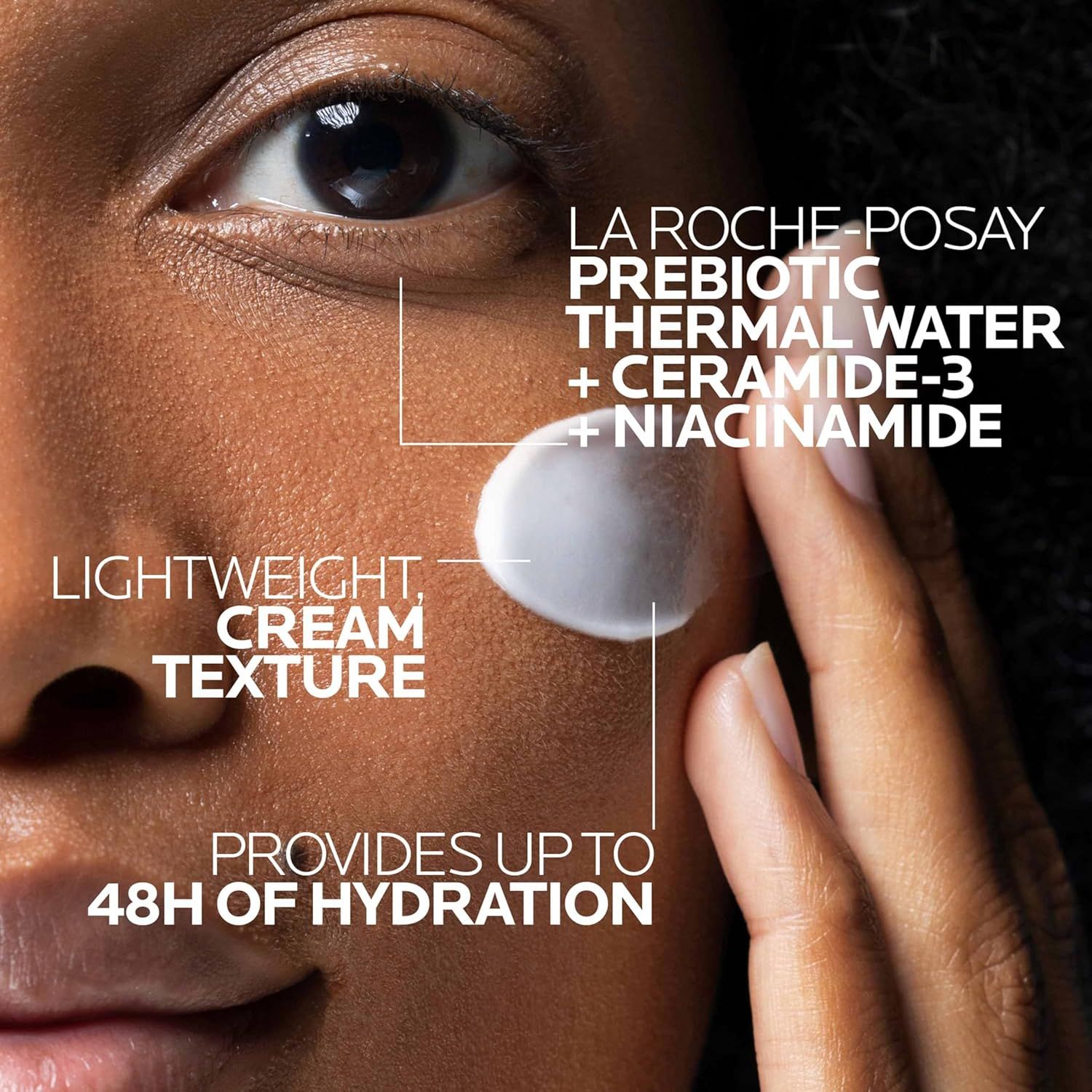 Breaks down the product's key components and benefits by highlighting the ingredient formula, cream texture, and hydration performance to educate shoppers on what makes the product effective.…