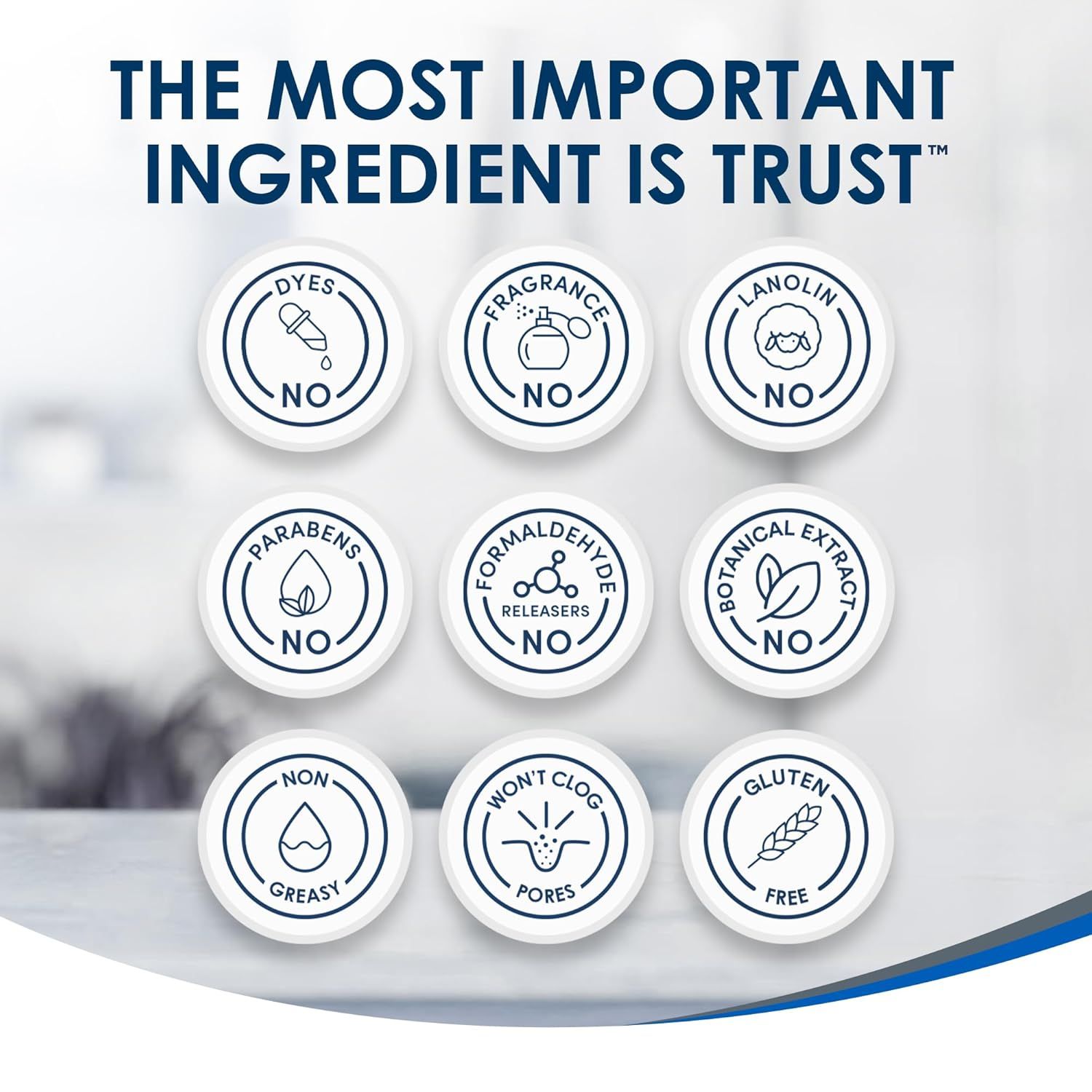 Communicates the product's safety profile and ingredient transparency by highlighting what harmful or irritating ingredients are excluded, building trust with health-conscious shoppers. Showcases…