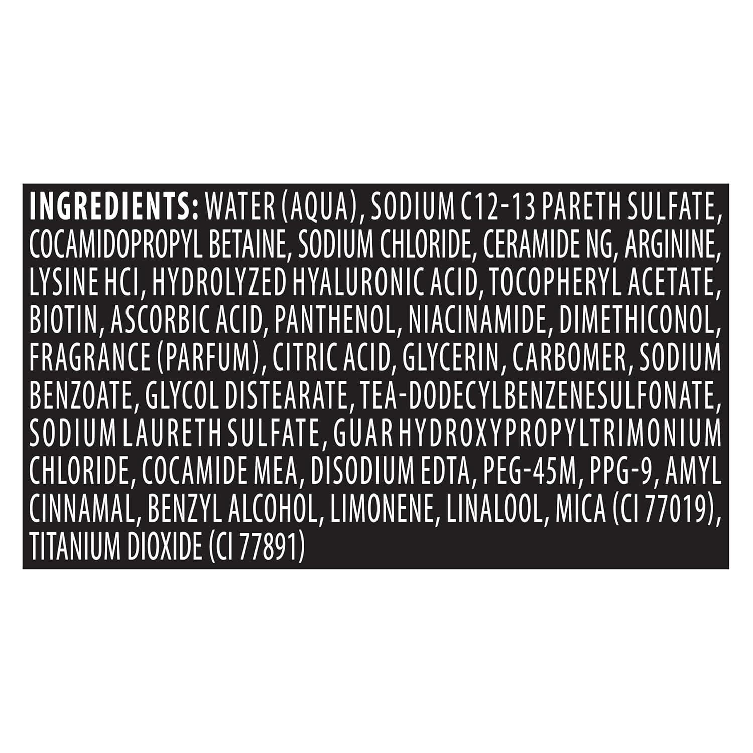 Provides complete ingredient disclosure to reassure shoppers about product composition and allow them to make informed decisions based on ingredient preferences or sensitivities.