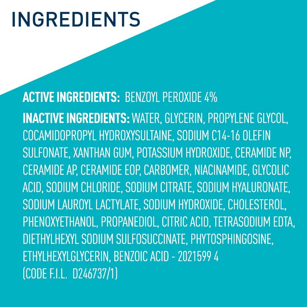 Provides complete ingredient transparency to reassure shoppers about what is in the product, building trust through full disclosure of active and inactive ingredients.