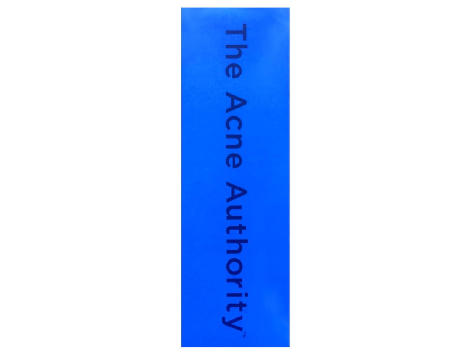 Displays the brand name The Acne Authority prominently to build brand recognition and establish the product's identity in the skincare category.