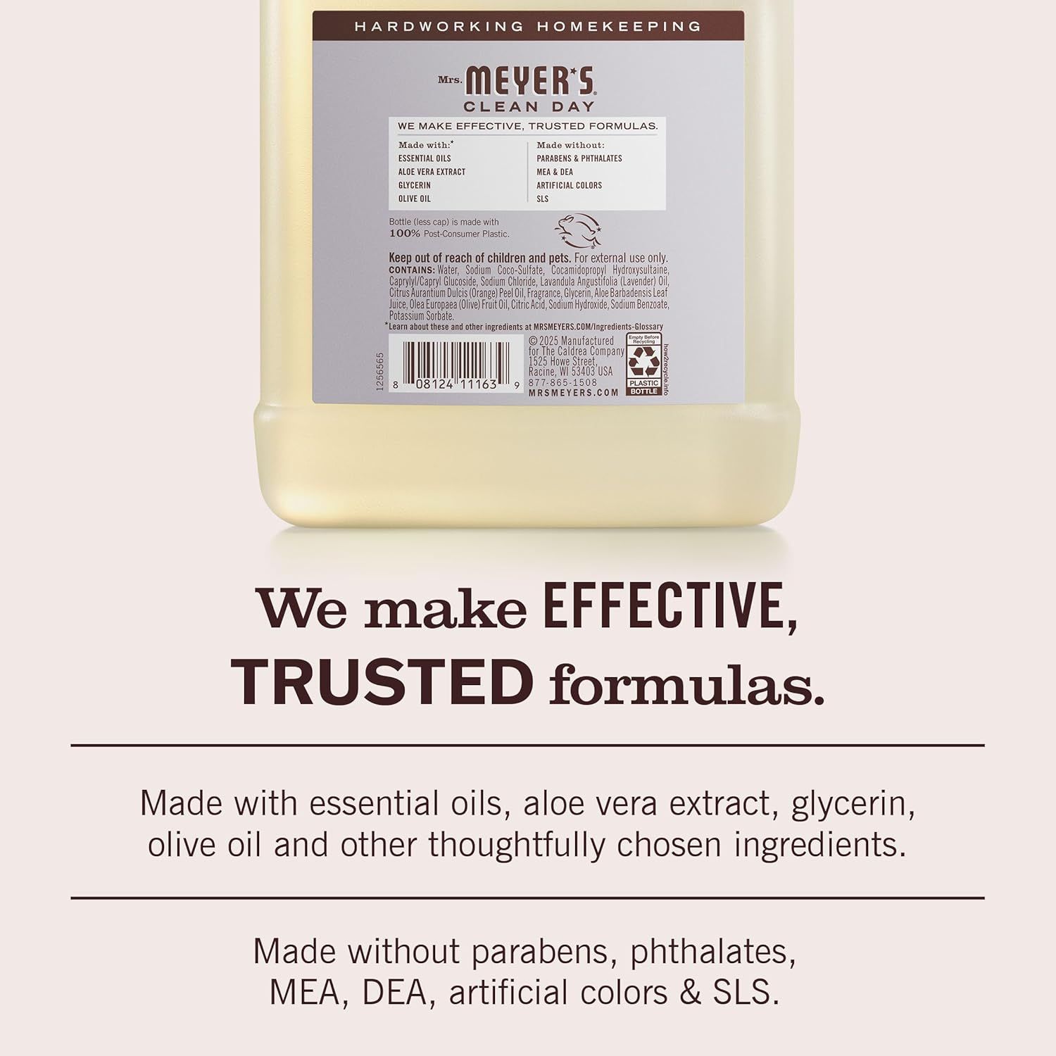 Communicates the brand's core values and product philosophy, emphasizing effective, trusted formulas made with thoughtfully chosen ingredients and highlighting what is included and excluded to build…