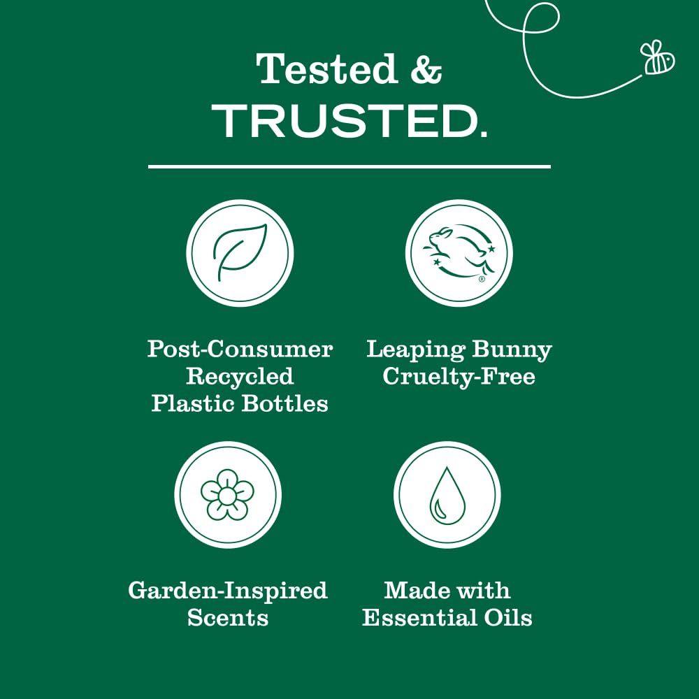 Communicates multiple sustainability and ethical benefits to reassure shoppers that the product is environmentally responsible, cruelty-free, and made with natural ingredients.