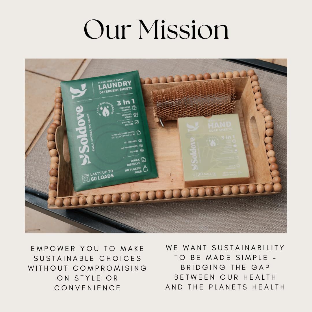 Communicates the brand's core mission and values around sustainability, empowering shoppers to understand the brand's commitment to eco-friendly products without compromising style or convenience.
