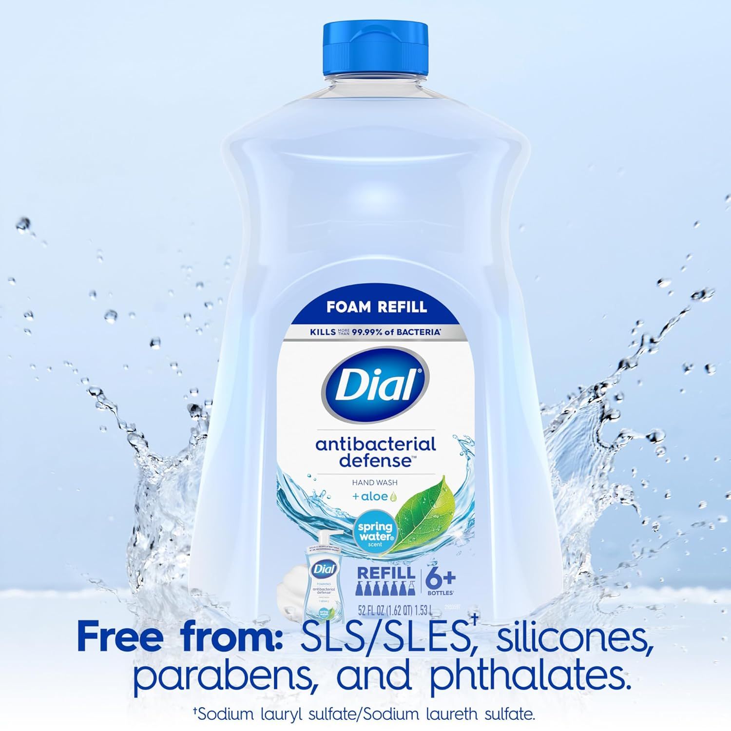 Reassures shoppers that the product is formulated without potentially harmful or irritating chemicals, emphasizing safety and gentleness for skin. Communicates the key benefit that the product is…