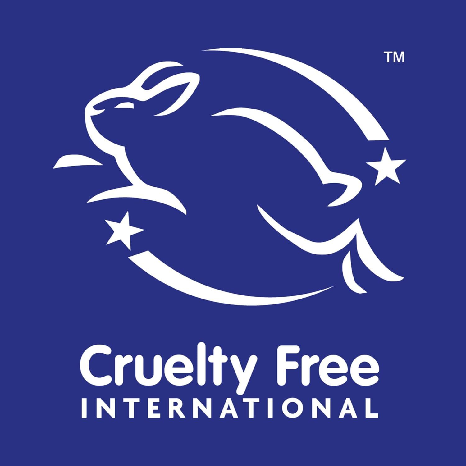Communicates that the product is certified cruelty-free by an internationally recognized organization, reassuring ethically-conscious shoppers that no animal testing was involved.