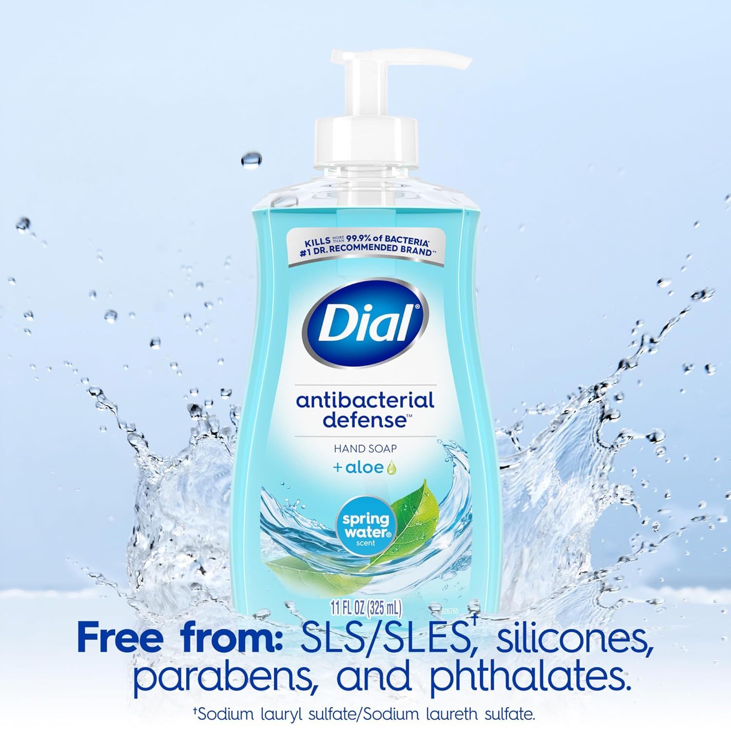 Reassures shoppers that the hand soap is formulated without potentially harmful ingredients, emphasizing safety and gentle formulation for health-conscious consumers. Communicates the key benefit…