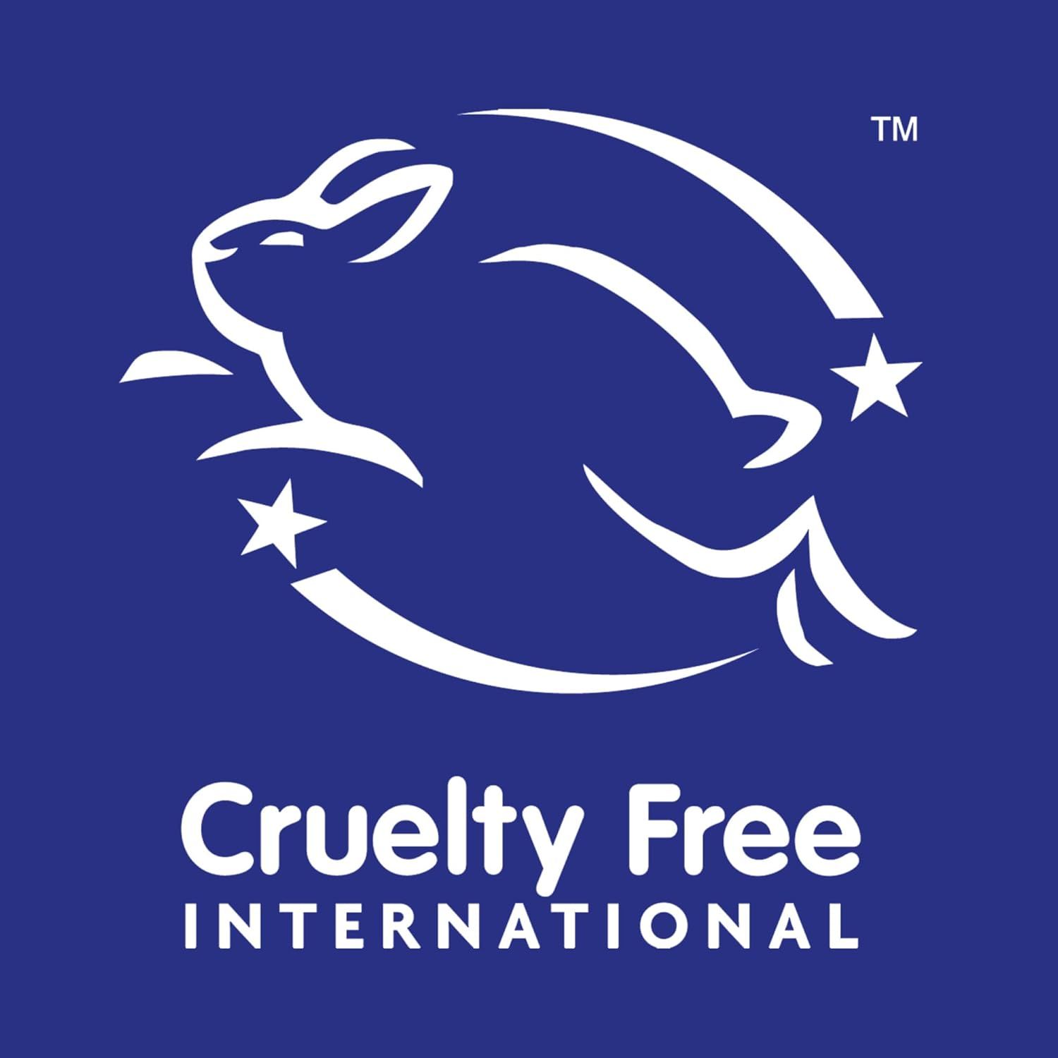 Communicates that the product is certified cruelty-free by an internationally recognized organization, reassuring ethically-conscious shoppers that no animal testing was involved.