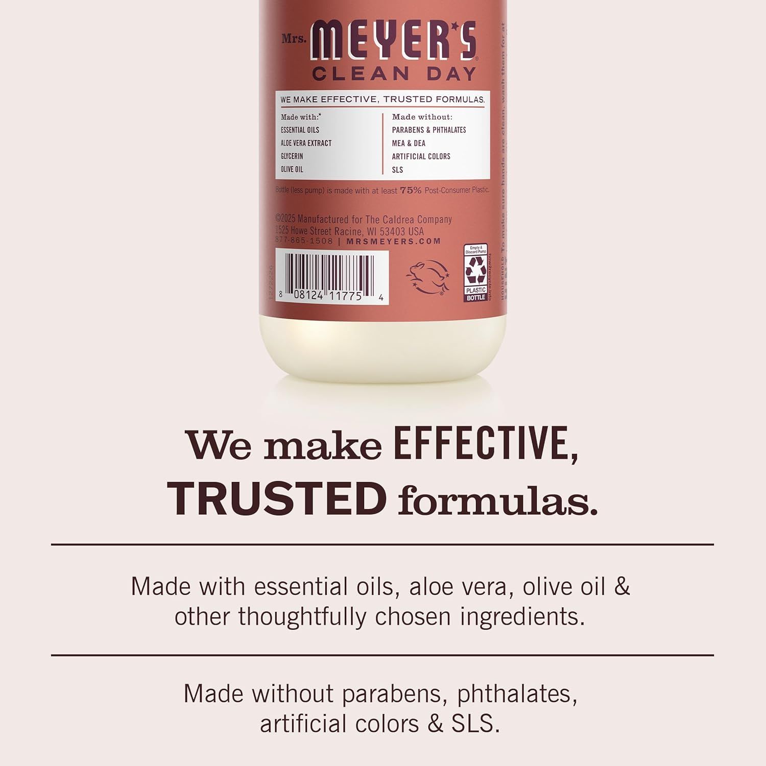 Communicates the brand's commitment to effective, trusted formulas made with natural ingredients and free from harmful chemicals, building trust and reassuring shoppers about product safety and…