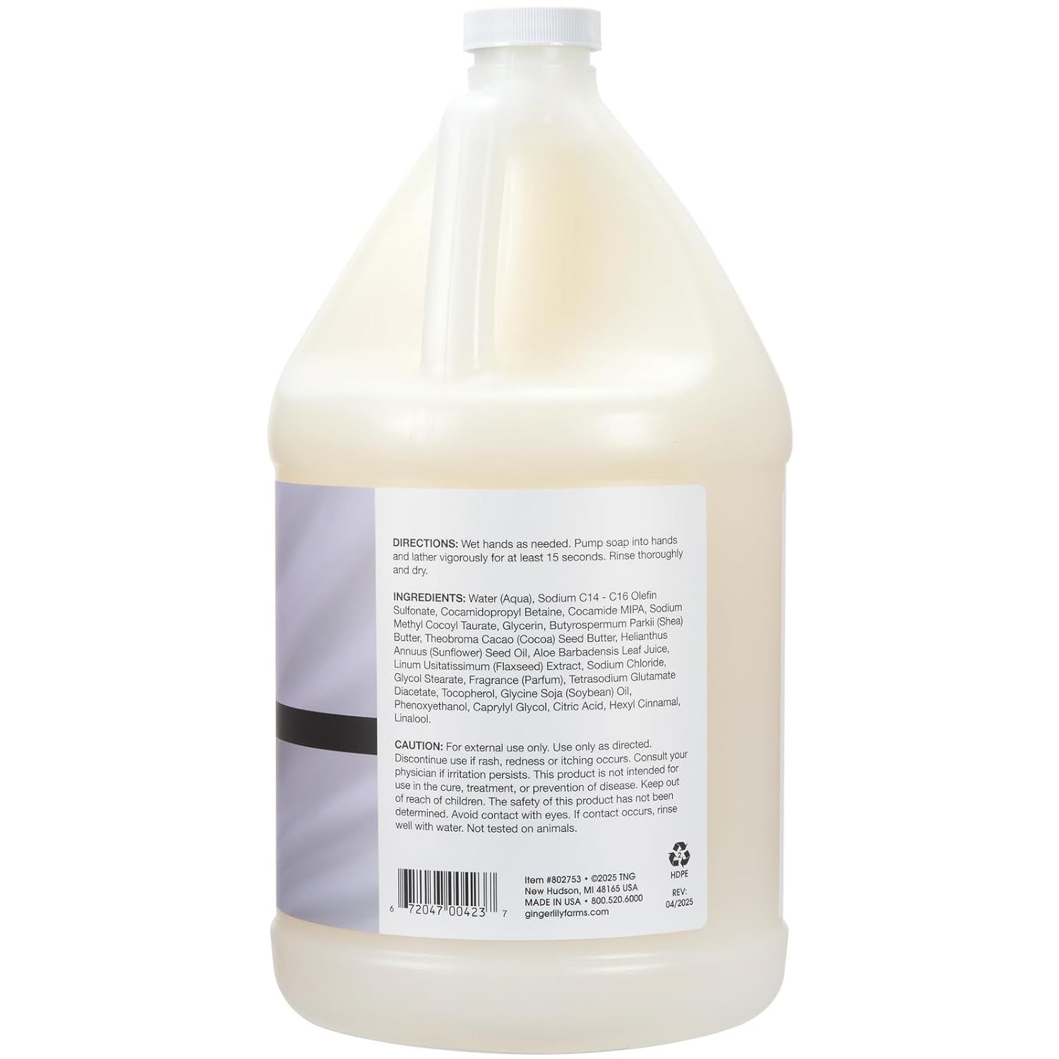 Provides a clean, catalog-style view of the product showing the full gallon bottle with its label, allowing shoppers to see the product packaging and branding clearly.