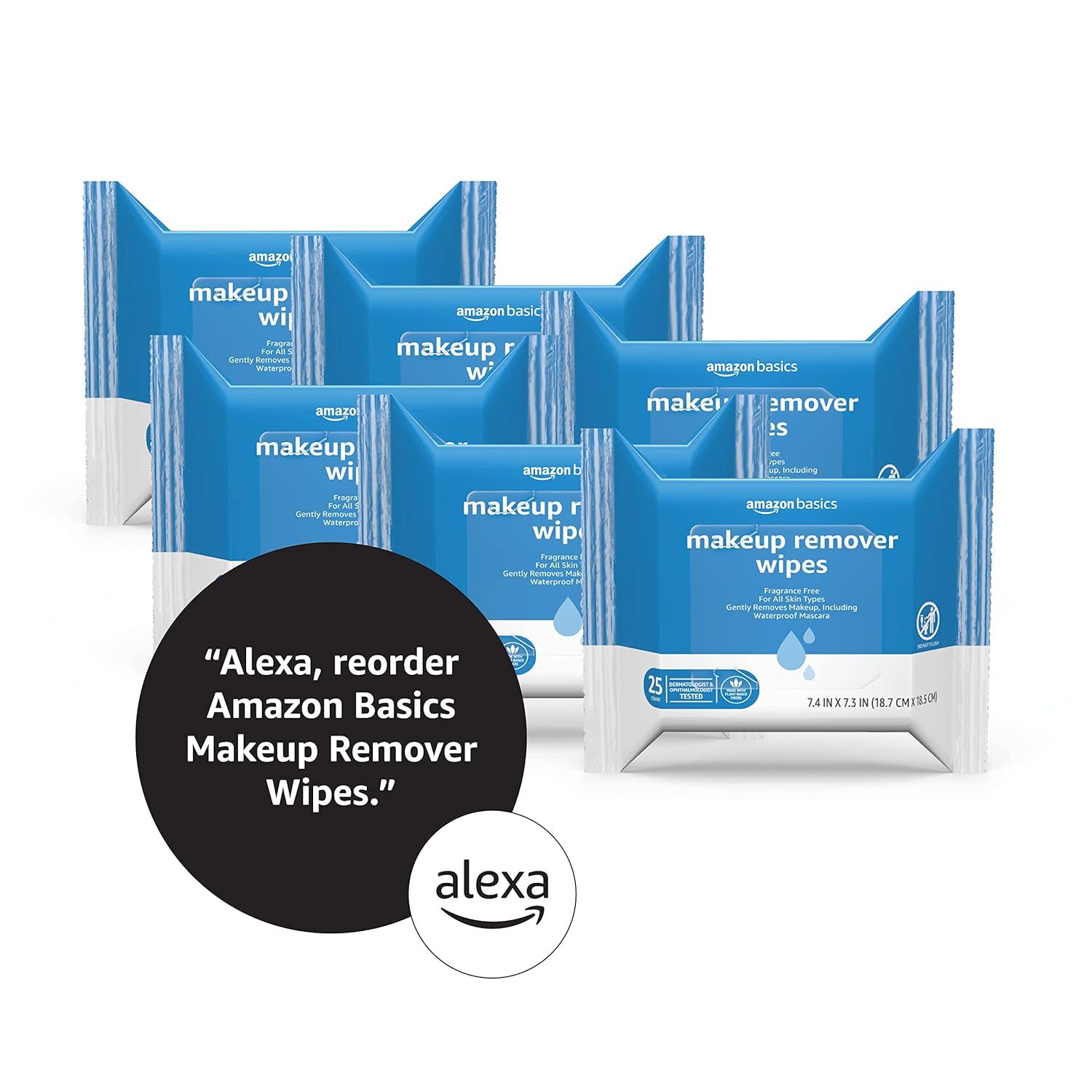 Highlights the convenience of reordering the product using Alexa voice commands, emphasizing ease of repurchase and smart home integration.