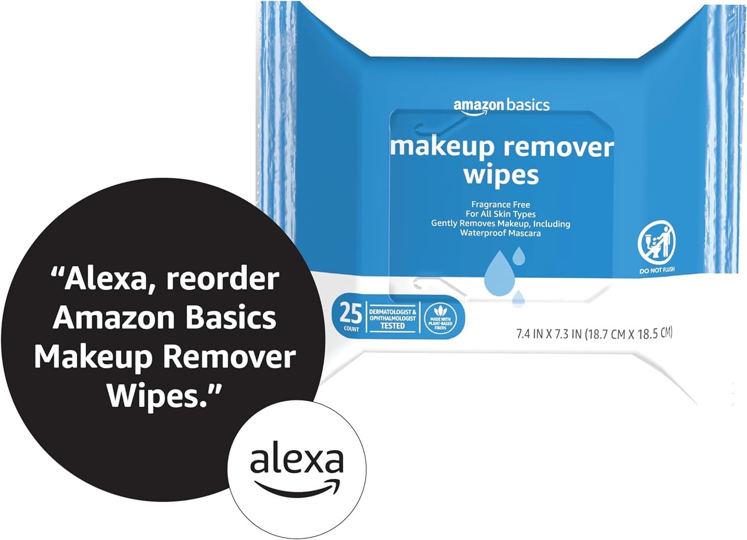 Demonstrates how shoppers can easily reorder the product using Alexa voice commands, emphasizing convenience and seamless replenishment. Highlights the convenience benefit of being able to reorder…