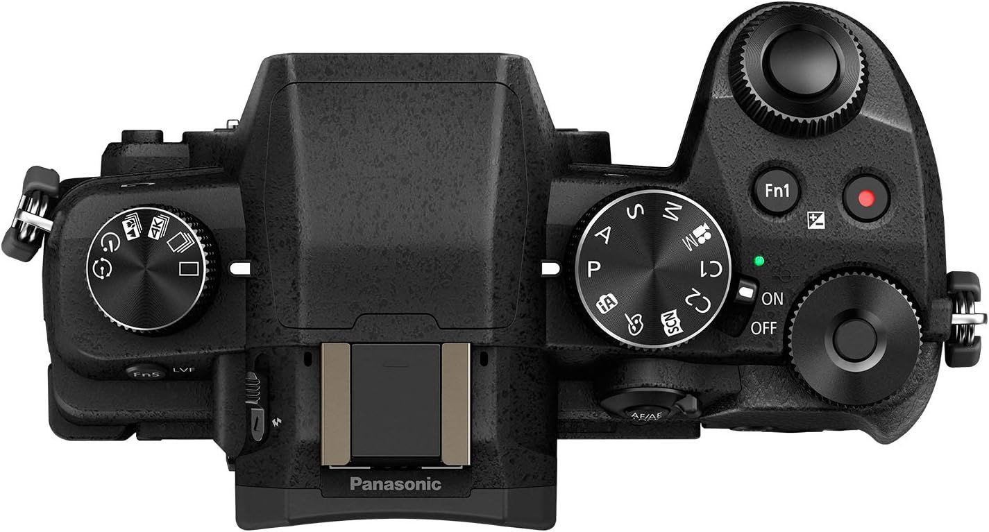 Provides a clean, detailed view of the camera's top control layout and interface to help shoppers understand the physical design and button placement.