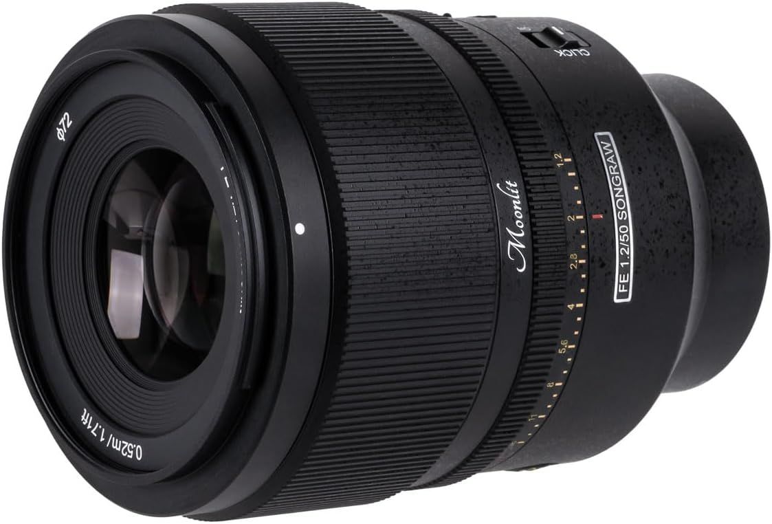 Displays the camera lens product in a clean, catalog-style format on a white background with no text or design elements, allowing shoppers to see the product clearly.