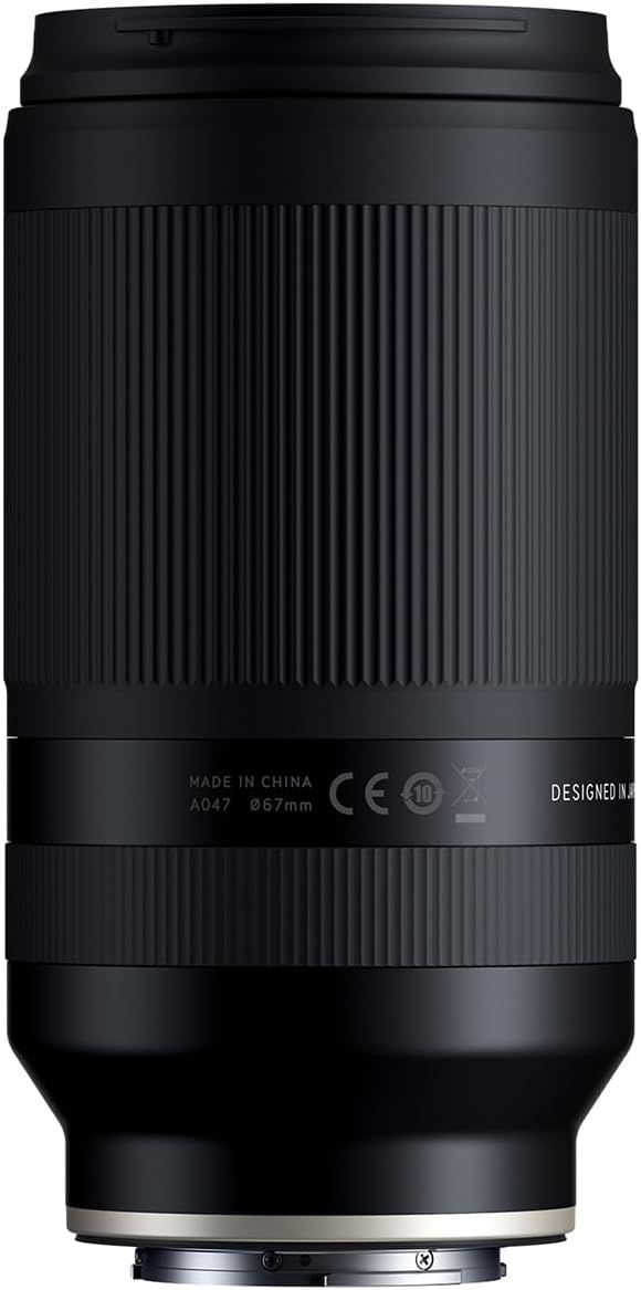 Provides a clean, catalog-style view of the camera lens on a white background with no distractions, allowing shoppers to see the product's physical appearance and design clearly.