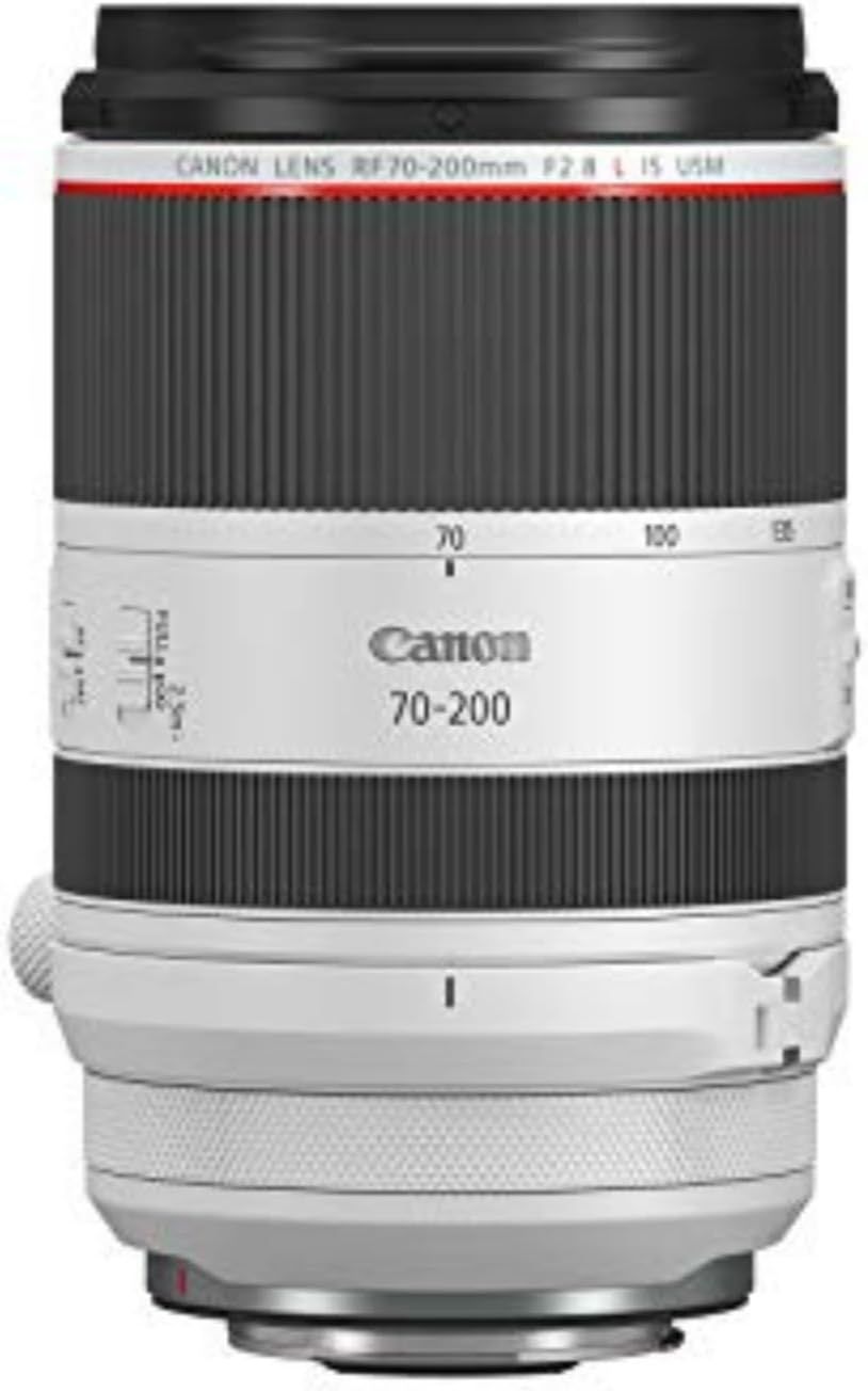 Provides a clean, catalog-style view of the Canon 70-200mm lens on a white background with no text overlays or design elements, allowing shoppers to see the product clearly.