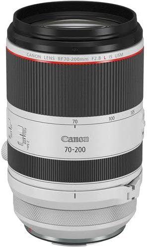 Provides a clean, catalog-style view of the Canon 70-200mm lens on a white background with no text or design elements, allowing shoppers to see the product clearly.