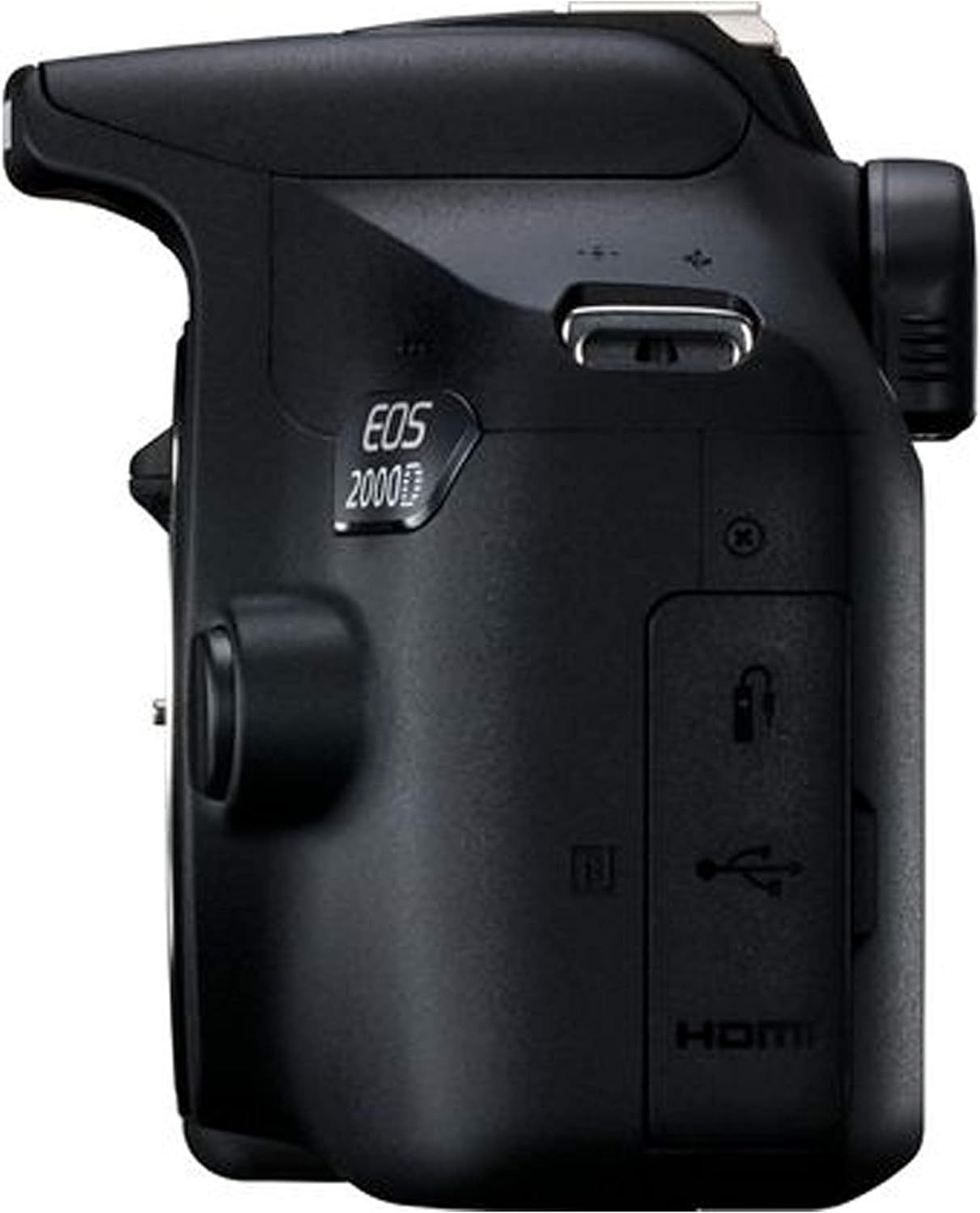 Provides a clean, catalog-style view of the camera body showing the back panel with ports and model identification, allowing shoppers to see the product's physical appearance and key interface…