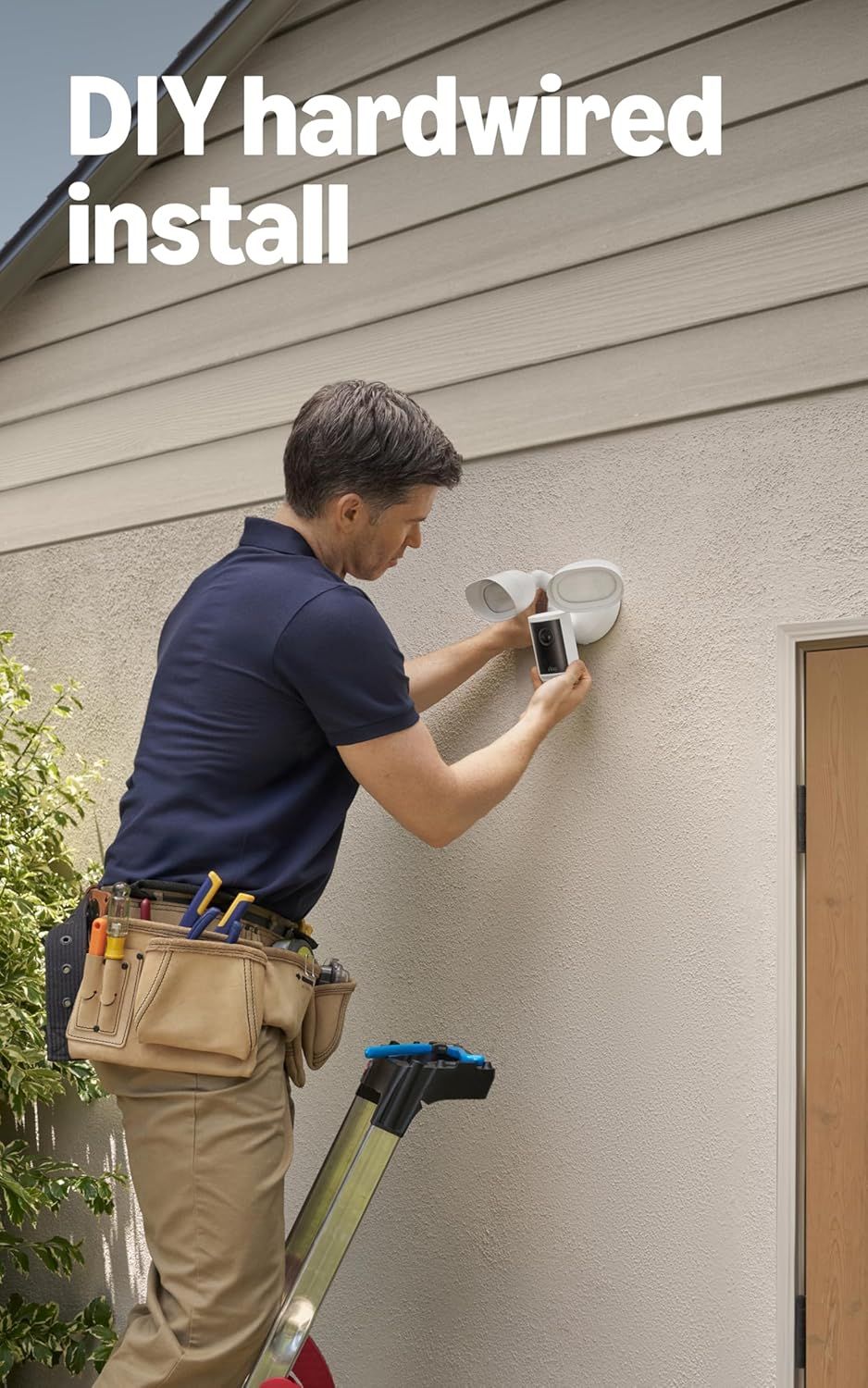 Demonstrates that the product can be installed by the customer themselves through hardwired installation, reassuring shoppers that setup is achievable without professional help. Highlights the ease…