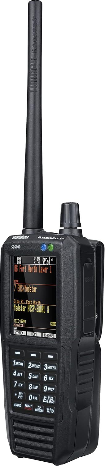 Provides a clean, catalog-style view of the handheld radio scanner on a white background with no text or design elements, allowing shoppers to see the product clearly.